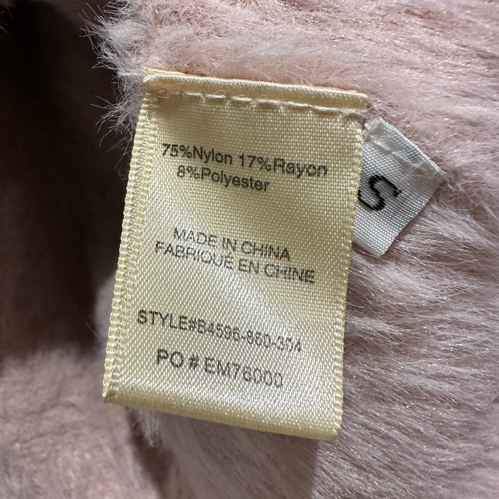 Bella Dahl fuzzy soft pink sweater size small - Picture 5 of 8